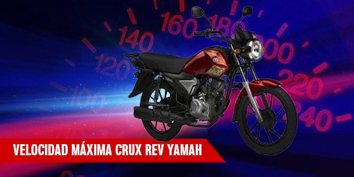 velocidad máxima de la moto crux rev