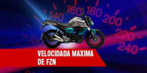 Velocidad máxima de la Yamaha FZN 150