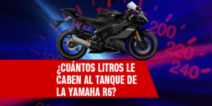 Cuántos litros le caben al tanque de la Yamaha R6