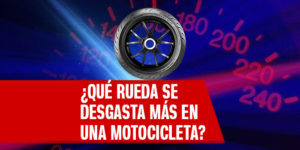 que rueda se desgasta más en una motocicleta