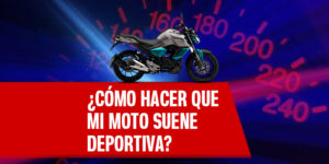 Cómo hacer que mi moto suene deportiva