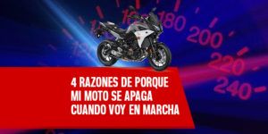 4 Razones de porque mi moto se apaga cuando voy en marcha