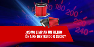 como limpiar filtro de aire obstruido o sucio