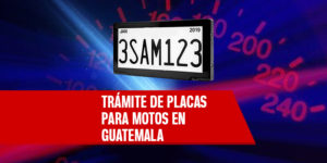 Trámite de placas para moto en Guatemala