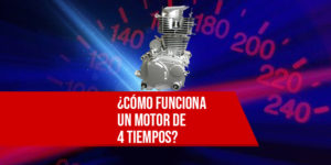 ¿Cómo funciona un motor de 4 tiempos?