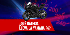 que bateria lleva la yamaha r6