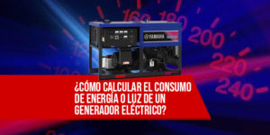 Cómo calcular el consumo de energía o luz de un generador eléctrico