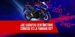 De cuántos centímetros cúbicos es la Yamaha R3