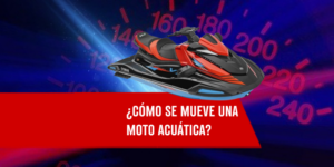 ¿Cómo se mueve una moto acuática?