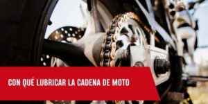 Con qué lubricar la cadena de moto