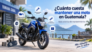 cuánto cuesta mantener una moto en Guatemala